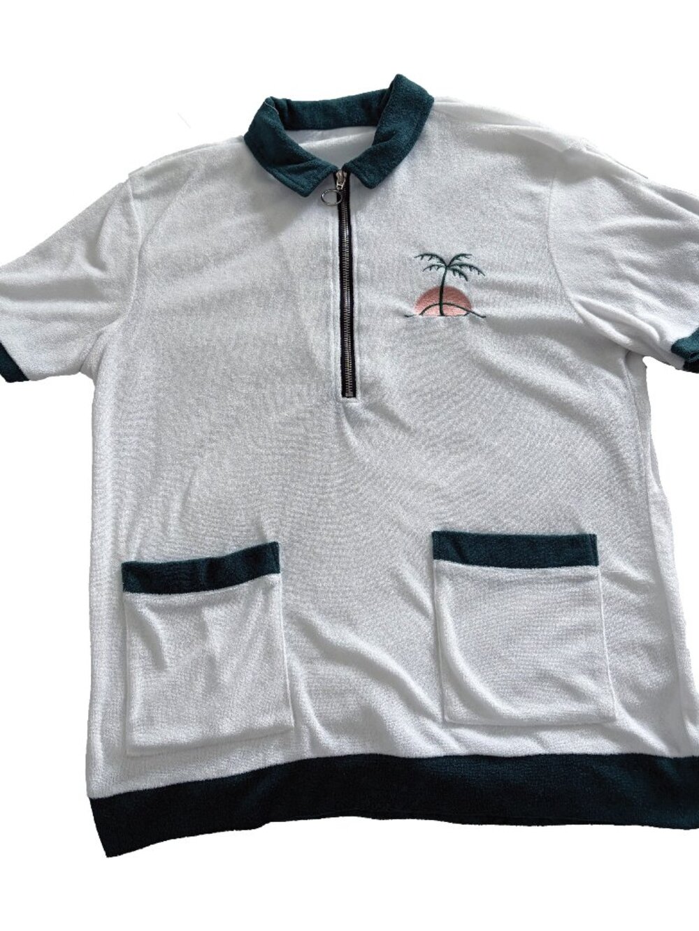 Terry Cloth Golf Polo Size Medium